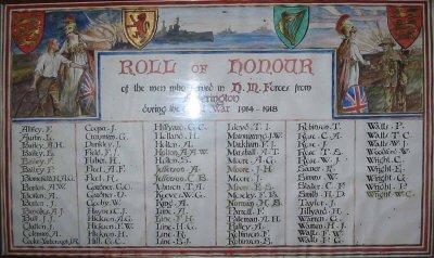 Roll of Honour WW1_Sherington